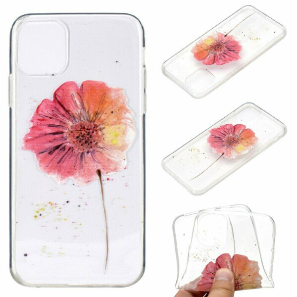 

Силиконовый (TPU) чехол Deexe Pretty Glossy для Apple iPhone 11 - Vivid Flower