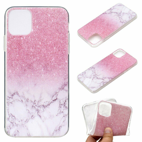 

Силиконовый (TPU) чехол Deexe Pretty Glossy для Apple iPhone 11 - Marble Texture