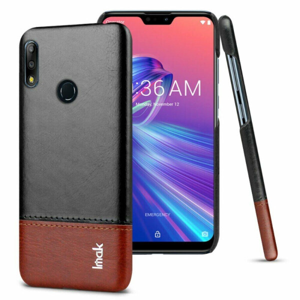 

Защитный чехол IMAK Leather Series для ASUS Zenfone Max Pro (M2) ZB631KL - Black / Brown