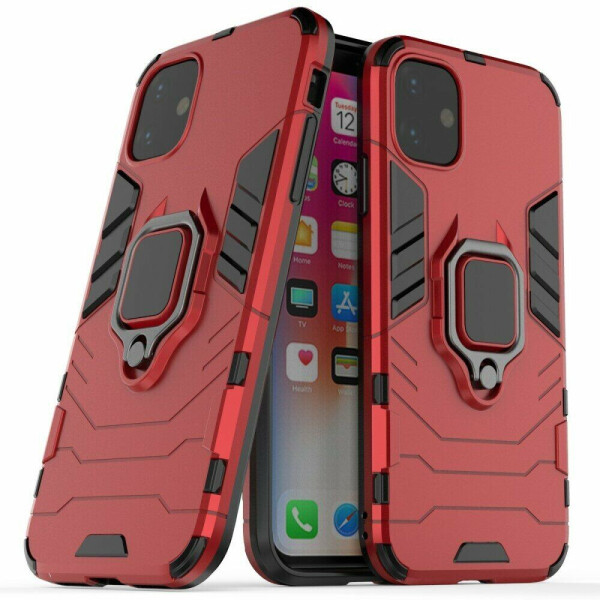 

Защитный чехол Deexe Hybrid Case для Apple iPhone 11 - Red