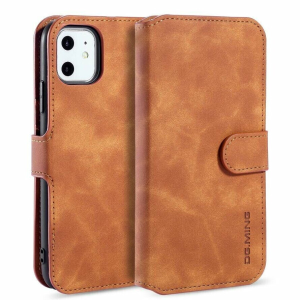 

Чехол DG.MING Retro Style для Apple iPhone 11 - Brown