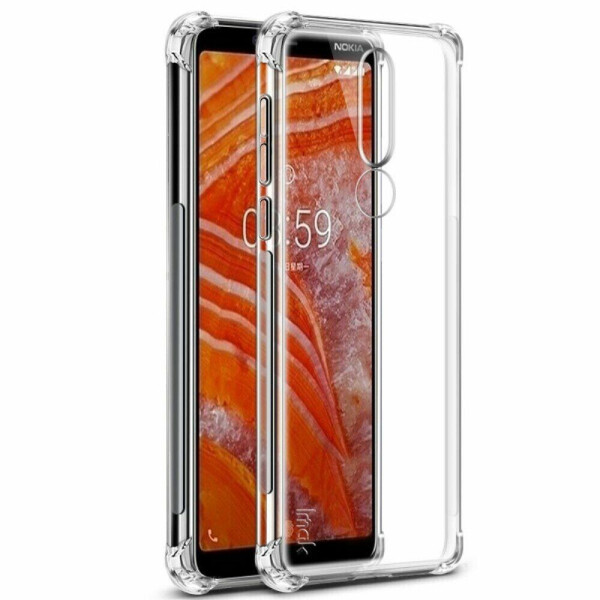 

Защитный чехол IMAK Airbag MAX Case для Nokia 3.1 Plus - Transparent