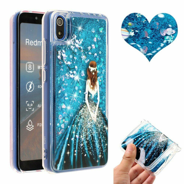 

Силиконовая (TPU) накладка Deexe Fashion Glitter для Xiaomi Redmi 7A - Girl