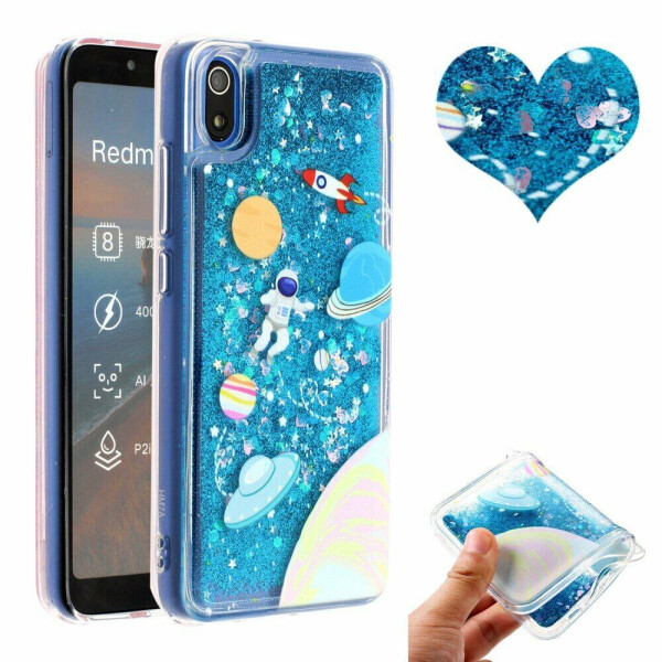 

Силиконовая (TPU) накладка Deexe Fashion Glitter для Xiaomi Redmi 7A - Space