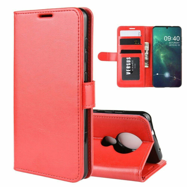 

Чехол-книжка Deexe Wallet Style для Nokia 6.2 - Red