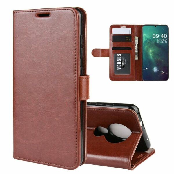 

Чехол-книжка Deexe Wallet Style для Nokia 6.2 - Brown