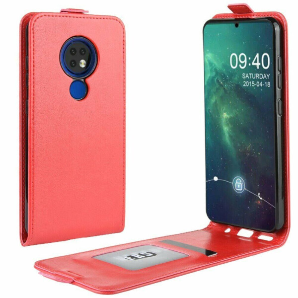 

Чехол Deexe Flip Case для Nokia 6.2 - Red