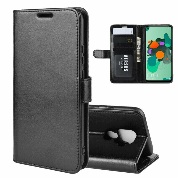 

Чехол-книжка Deexe Wallet Style для Huawei Mate 30 Lite - Black