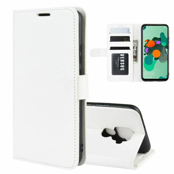 

Чехол-книжка Deexe Wallet Style для Huawei Mate 30 Lite - White