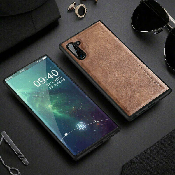 

Защитный чехол X-LEVEL Leather Back Cover для Samsung Galaxy Note 10 (N970) - Brown