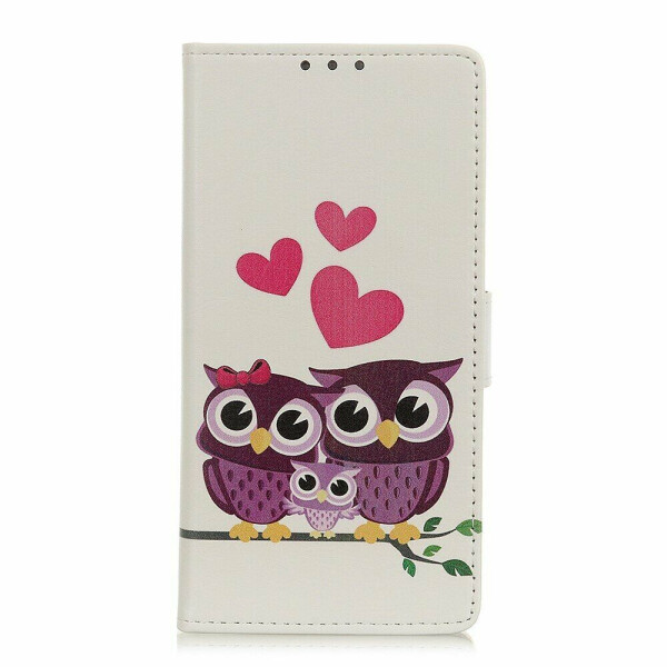 

Чехол Deexe Life Style Wallet для Samsung Galaxy A10s (A107) - Owls and Hearts