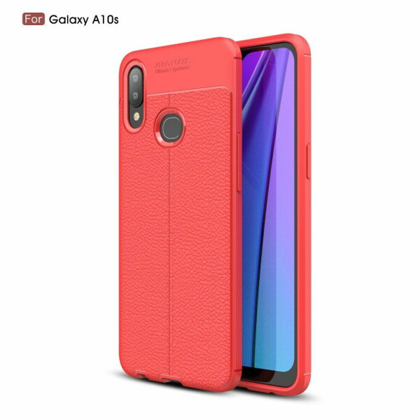 

Защитный чехол Deexe Leather Cover для Samsung Galaxy A10s (A107) - Red