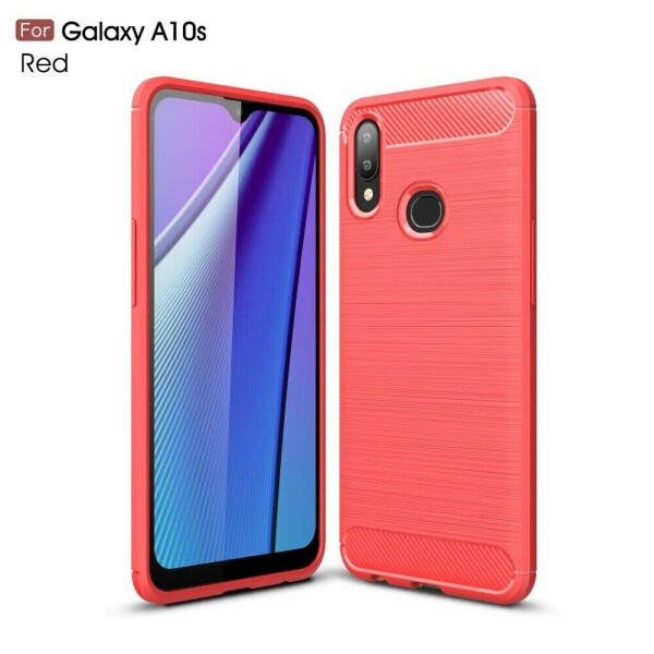

Защитный чехол UniCase Carbon для Samsung Galaxy A10s (A107) - Red
