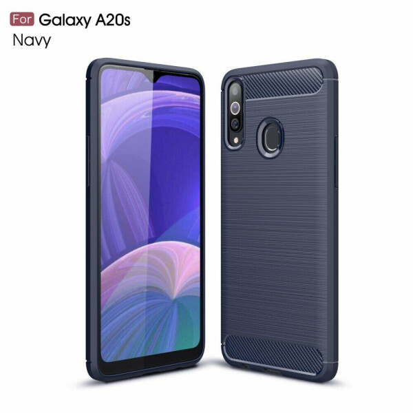 

Защитный чехол UniCase Carbon для Samsung Galaxy A20s (A207) - Dark Blue