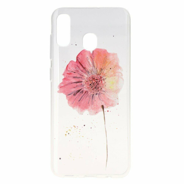 

Силиконовый (TPU) чехол Deexe Pretty Glossy для Samsung Galaxy A10s (A107) - Flower