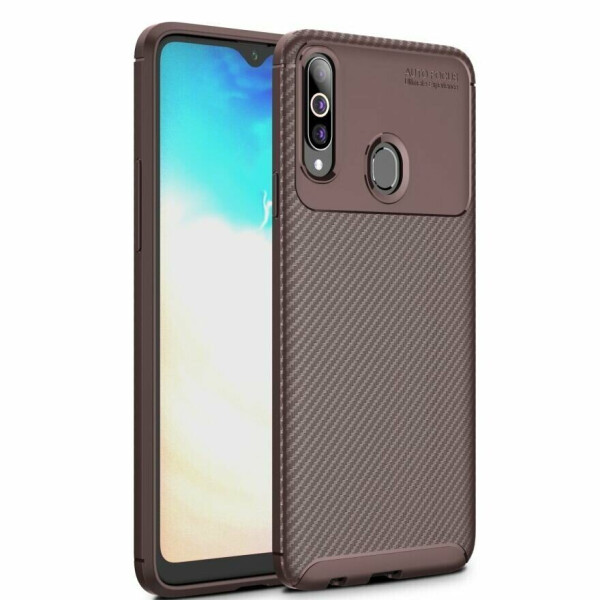

Защитный чехол Deexe Fusion для Samsung Galaxy A20s (A207) - Brown