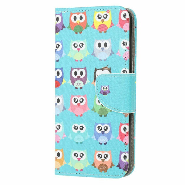 

Чехол-книжка Deexe Color Wallet для Samsung Galaxy A20s (A207) - Multiple Cute Owls