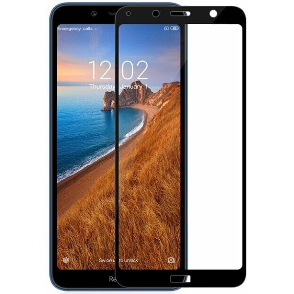 

Защитное стекло iPaky 5D Full Glue Protect для Xiaomi Redmi 7A - Black
