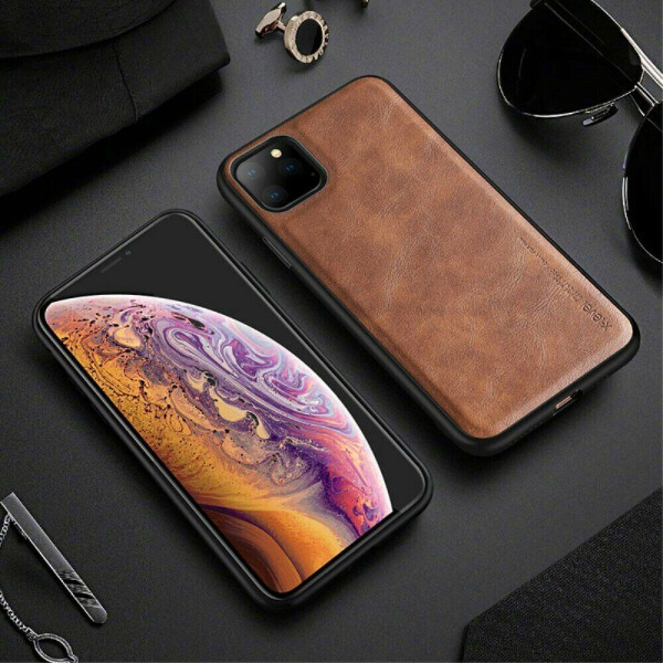 

Защитный чехол X-LEVEL Leather Back Cover для Apple iPhone 11 Pro - Brown