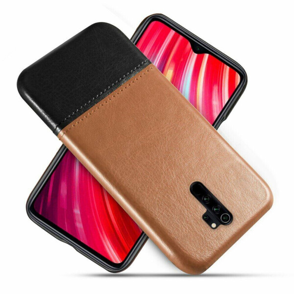 

Защитный чехол KSQ Dual Color для Xiaomi Redmi Note 8 Pro - Light Brown / Black