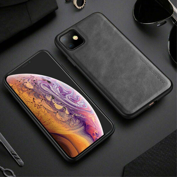 

Защитный чехол X-LEVEL Leather Back Cover для Apple iPhone 11 - Grey