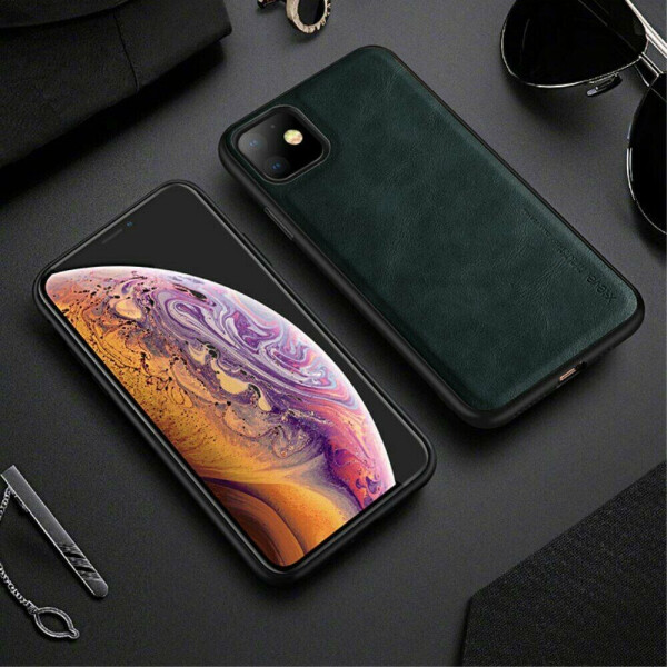 

Защитный чехол X-LEVEL Leather Back Cover для Apple iPhone 11 - Green