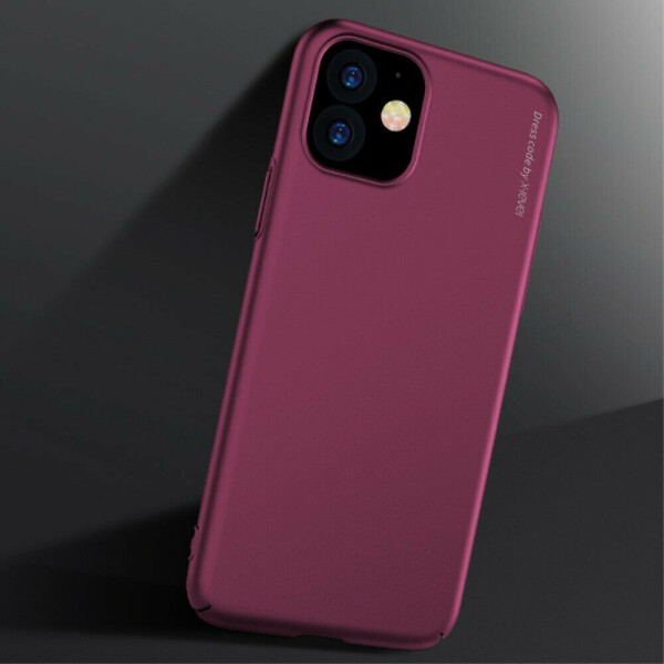 

Пластиковый чехол X-LEVEL Slim для Apple iPhone 11 - Wine Red