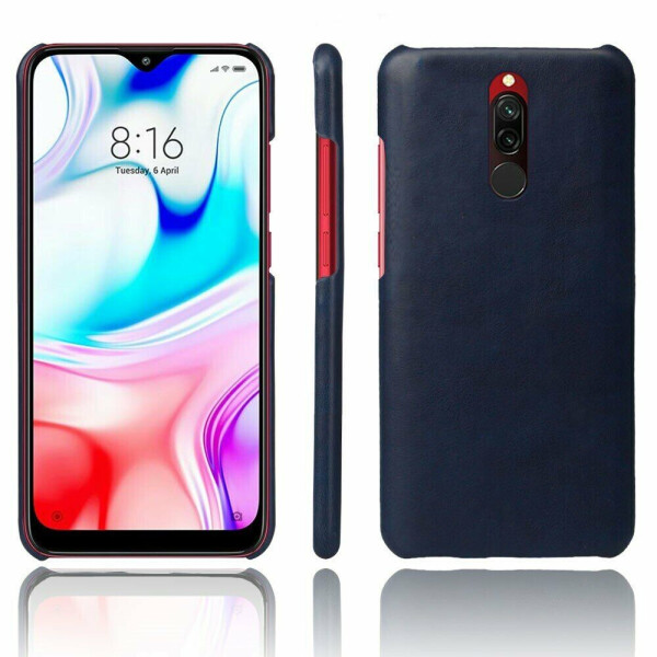 

Защитный чехол KSQ Leather Cover для Xiaomi Redmi 8 - Dark Blue