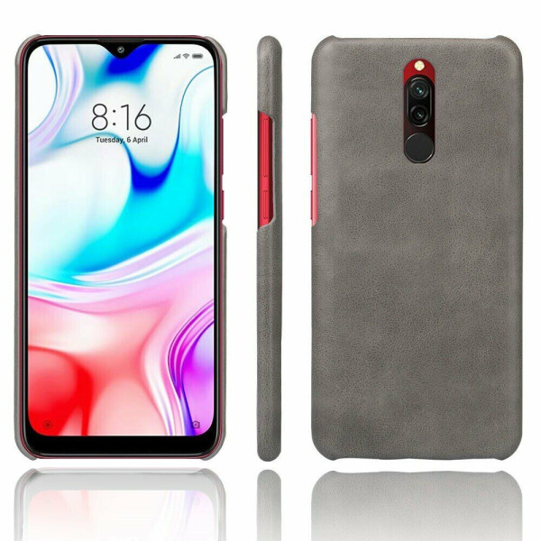 

Защитный чехол KSQ Leather Cover для Xiaomi Redmi 8 - Grey