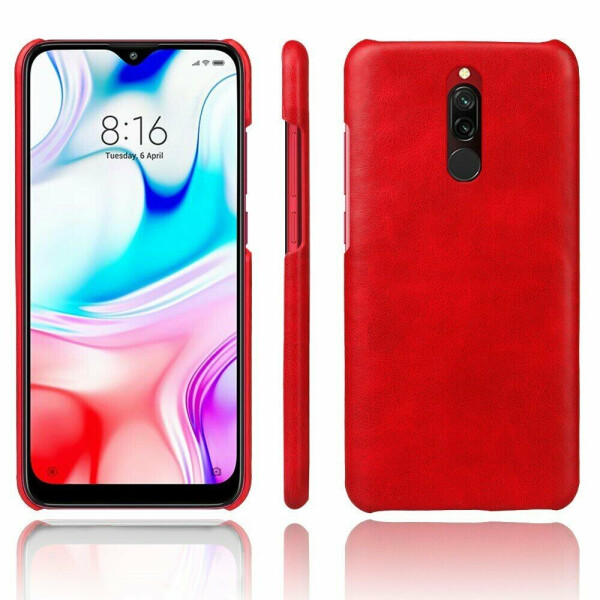 

Защитный чехол KSQ Leather Cover для Xiaomi Redmi 8 - Red