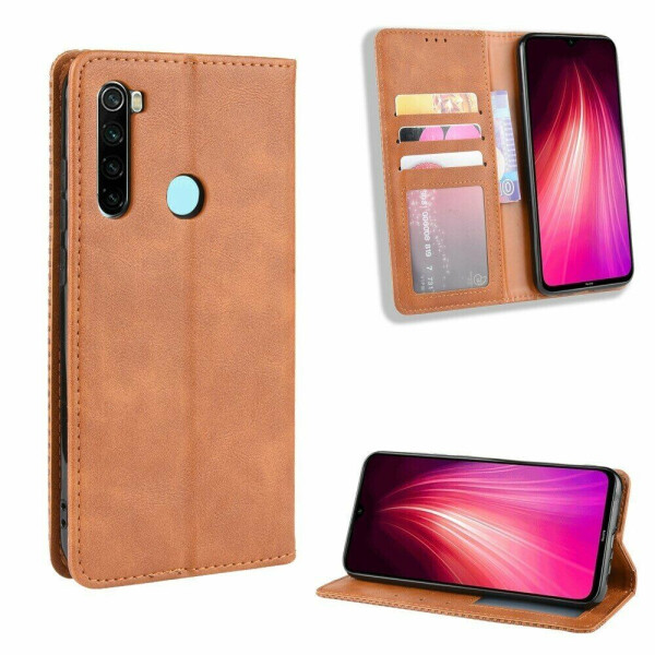 

Чехол Deexe Retro Style для Xiaomi Redmi Note 8 - Brown