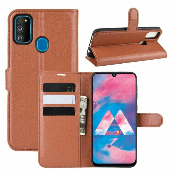 

Чехол-книжка Deexe Book Type для Samsung Galaxy M30s (M307) / Galaxy M21 (M215) - Brown