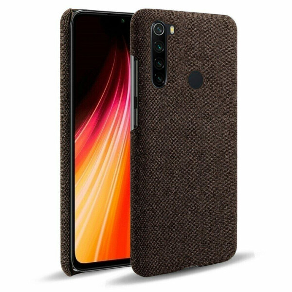 

Защитный чехол KSQ Cloth Style для Xiaomi Redmi Note 8 - Coffee
