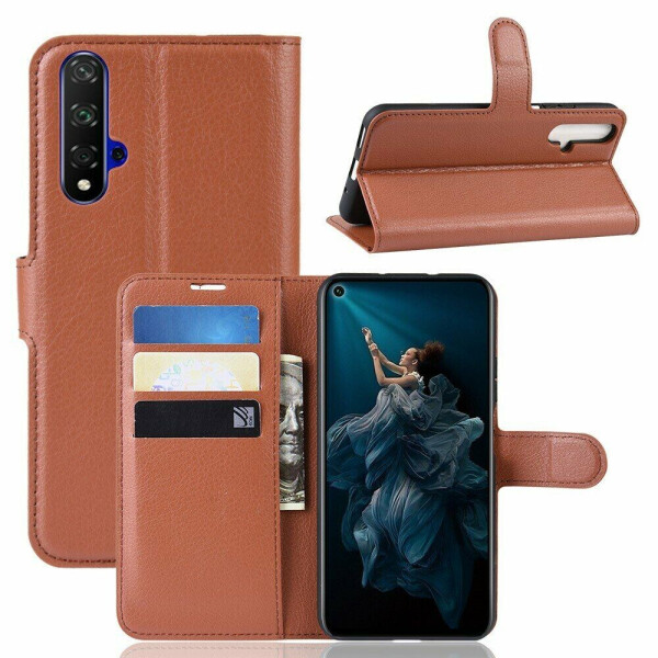 

Чехол-книжка Deexe Book Type для Huawei Honor 20 - Brown