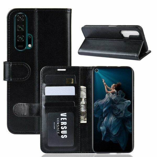 

Чехол-книжка Deexe Wallet Style для Huawei Honor 20 Pro - Black