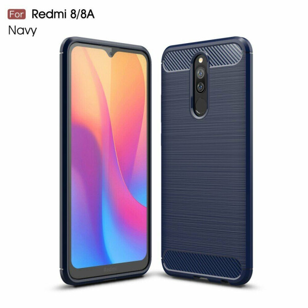 

Защитный чехол UniCase Carbon для Xiaomi Redmi 8 / Redmi 8A - Dark Blue