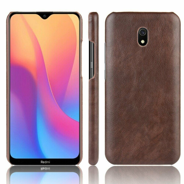 

Защитный чехол Deexe Leather Back Cover для Xiaomi Redmi 8A - Brown