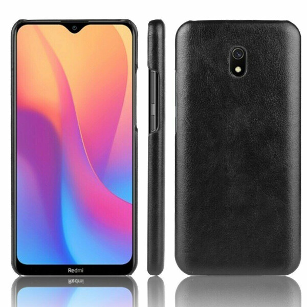 

Защитный чехол Deexe Leather Back Cover для Xiaomi Redmi 8A - Black