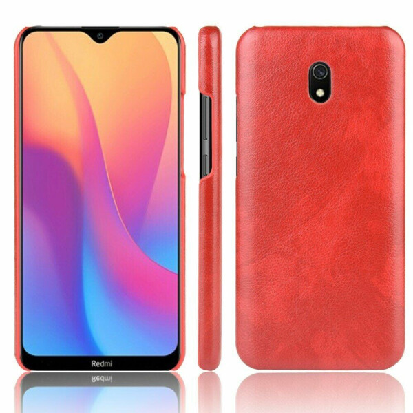 

Защитный чехол Deexe Leather Back Cover для Xiaomi Redmi 8A - Red