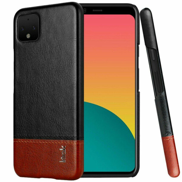 

Защитный чехол IMAK Leather Series для Google Pixel 4 - Black / Brown