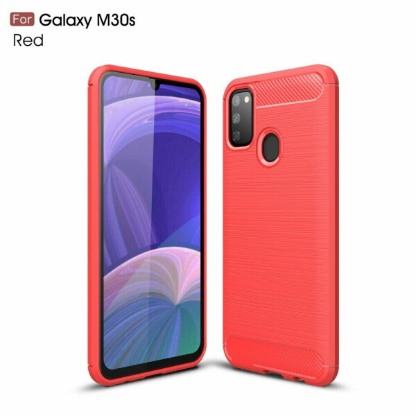 

Защитный чехол UniCase Carbon для Samsung Galaxy M30s (M307) / Galaxy M21 (M215) - Red