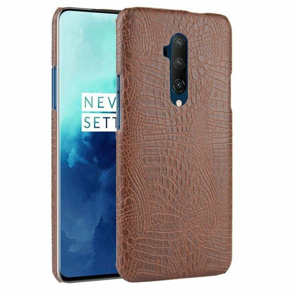 

Защитный чехол Deexe Croco Style для OnePlus 7T Pro - Brown
