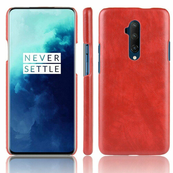 

Защитный чехол Deexe Leather Back Cover для OnePlus 7T Pro - Red
