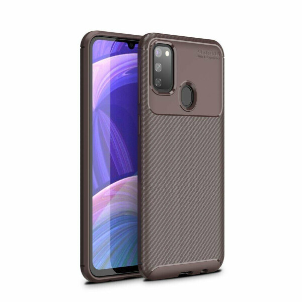 

Защитный чехол Deexe Fusion для Samsung Galaxy M30s (M307) / Galaxy M21 (M215) - Coffee