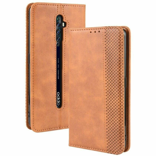 

Чехол Deexe Retro Style для OPPO Reno 2Z - Brown