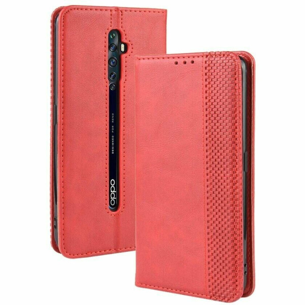 

Чехол Deexe Retro Style для OPPO Reno 2Z - Red