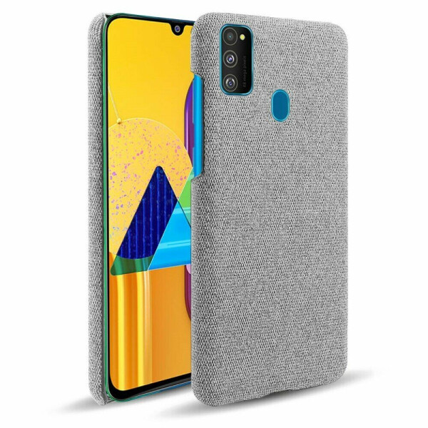 

Защитный чехол KSQ Cloth Style для Samsung Galaxy M30s (M307) / Galaxy M21 (M215) - Light Grey
