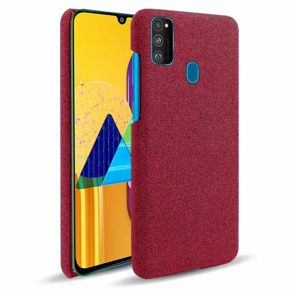 

Защитный чехол KSQ Cloth Style для Samsung Galaxy M30s (M307) / Galaxy M21 (M215) - Red