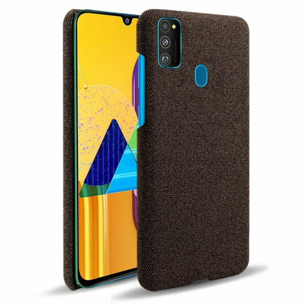 

Защитный чехол KSQ Cloth Style для Samsung Galaxy M30s (M307) / Galaxy M21 (M215) - Brown