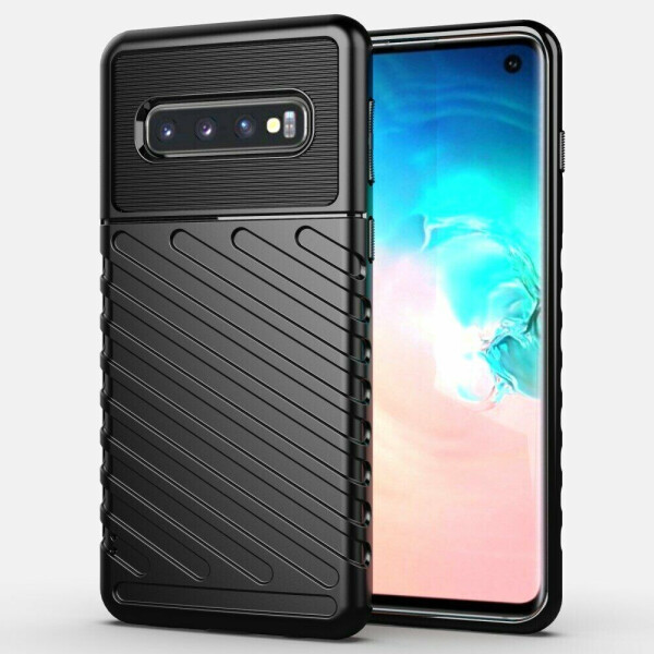 

Защитный чехол Deexe Thunder Series для Samsung Galaxy S10 (G973) - Black